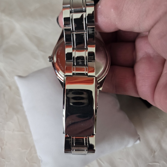NIB TFX By Bulova Men's Silver Date Display Watch - Picture 5 of 6